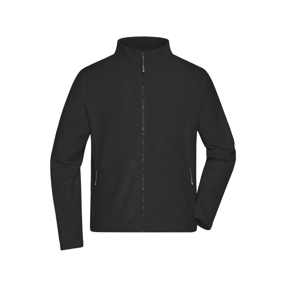 Men's Fleece Jacket - Fleecejacke mit Stehkragen im klassischen Design