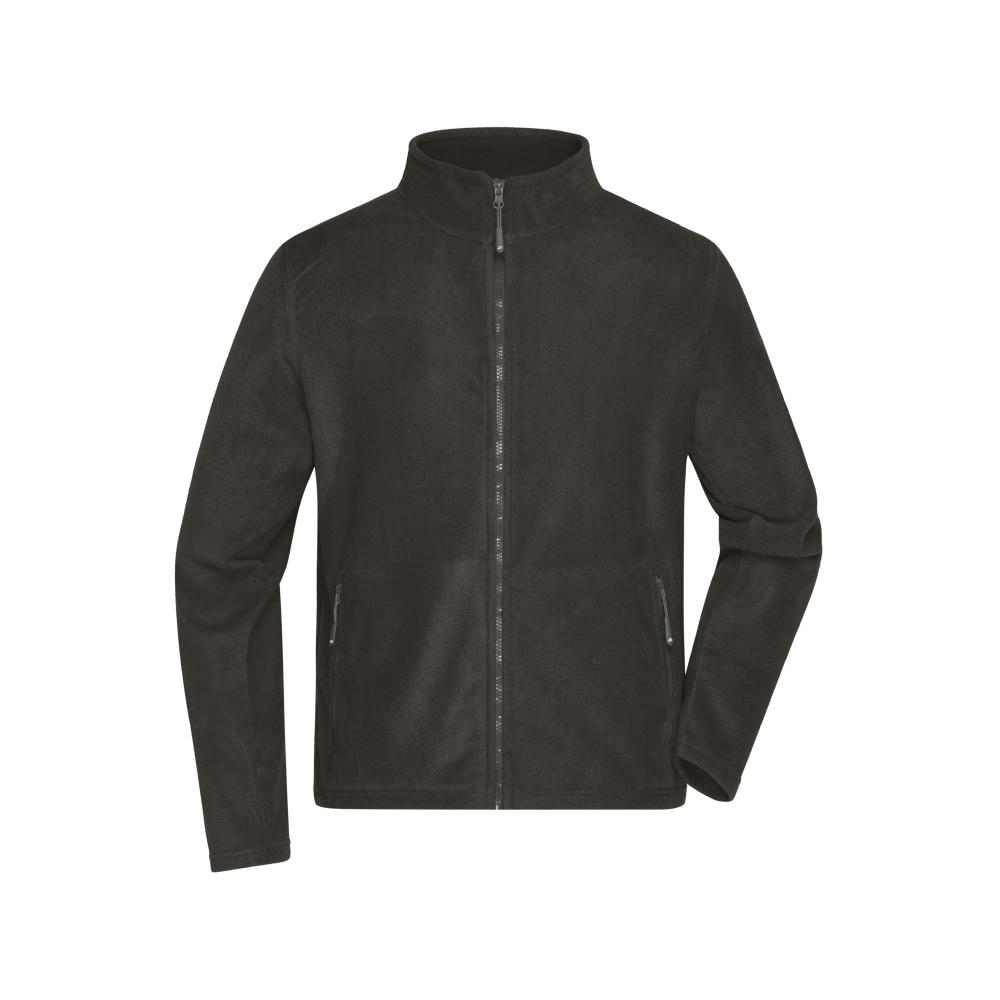 Men's Fleece Jacket - Fleecejacke mit Stehkragen im klassischen Design