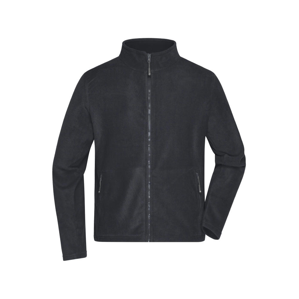 Men's Fleece Jacket - Fleecejacke mit Stehkragen im klassischen Design