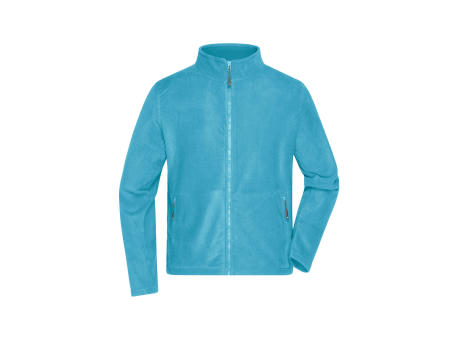 Men's Fleece Jacket-Fleecejacke mit Stehkragen im klassischen Design