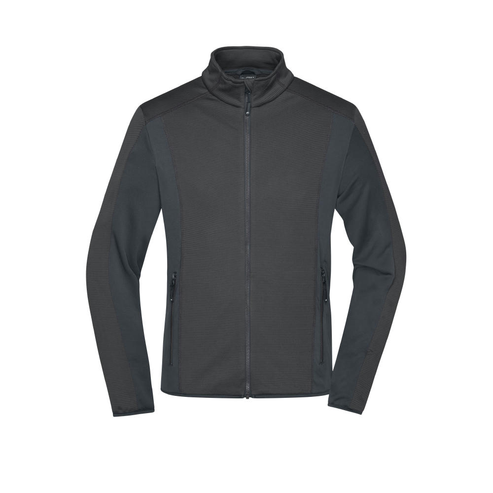 Men's Structure Fleece Jacket - Stretchfleecejacke im sportlichen Look