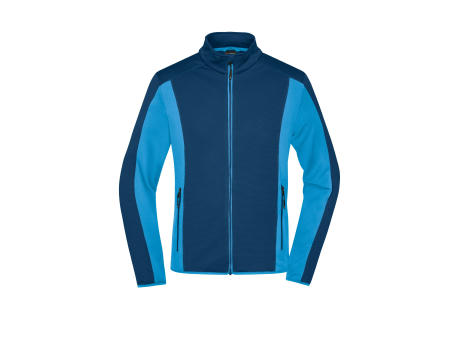 Men's Structure Fleece Jacket-Stretchfleecejacke im sportlichen Look