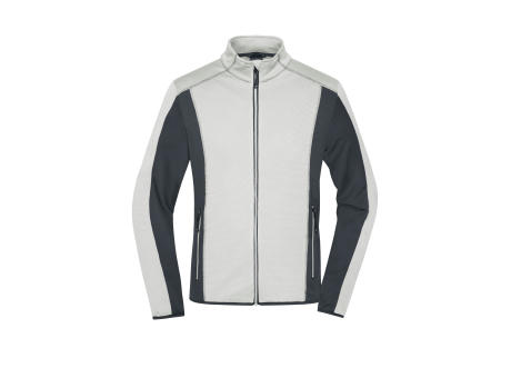 Men's Structure Fleece Jacket-Stretchfleecejacke im sportlichen Look