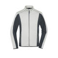 Men's Structure Fleece Jacket-Stretchfleecejacke im sportlichen Look