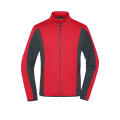 Men's Structure Fleece Jacket - Stretchfleecejacke im sportlichen Look