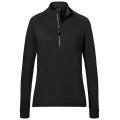 Ladies' Sports  Shirt Half-Zip - Langarm-Shirt mit Reißverschluss für Sport und Freizeit