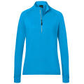 Ladies' Sports  Shirt Half-Zip - Langarm-Shirt mit Reißverschluss für Sport und Freizeit