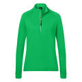 Ladies' Sports  Shirt Half-Zip - Langarm-Shirt mit Reißverschluss für Sport und Freizeit