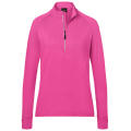 Ladies' Sports  Shirt Half-Zip - Langarm-Shirt mit Reißverschluss für Sport und Freizeit