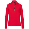 Ladies' Sports  Shirt Half-Zip - Langarm-Shirt mit Reißverschluss für Sport und Freizeit