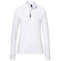 Ladies' Sports  Shirt Half-Zip-Langarm-Shirt mit Reißverschluss für Sport und Freizeit