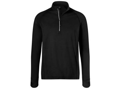 Men's Sports Shirt Half-Zip-Langarm-Shirt mit Reißverschluss für Sport und Freizeit