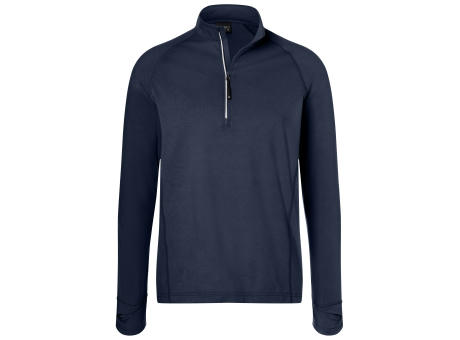 Men's Sports Shirt Half-Zip-Langarm-Shirt mit Reißverschluss für Sport und Freizeit