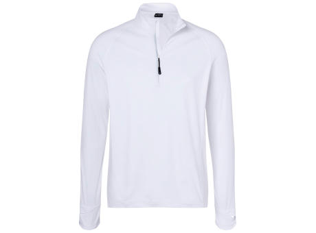 Men's Sports Shirt Half-Zip-Langarm-Shirt mit Reißverschluss für Sport und Freizeit