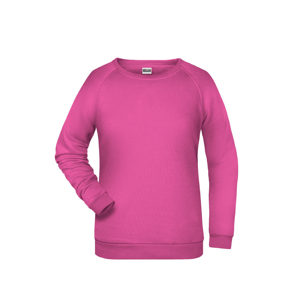 Ladies' Promo Sweat-Rundhals-Sweatshirt mit Raglanärmeln
