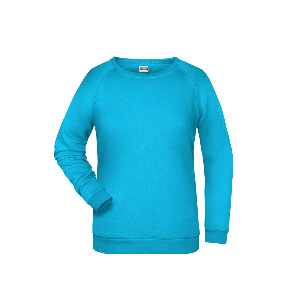 Ladies' Promo Sweat-Rundhals-Sweatshirt mit Raglanärmeln