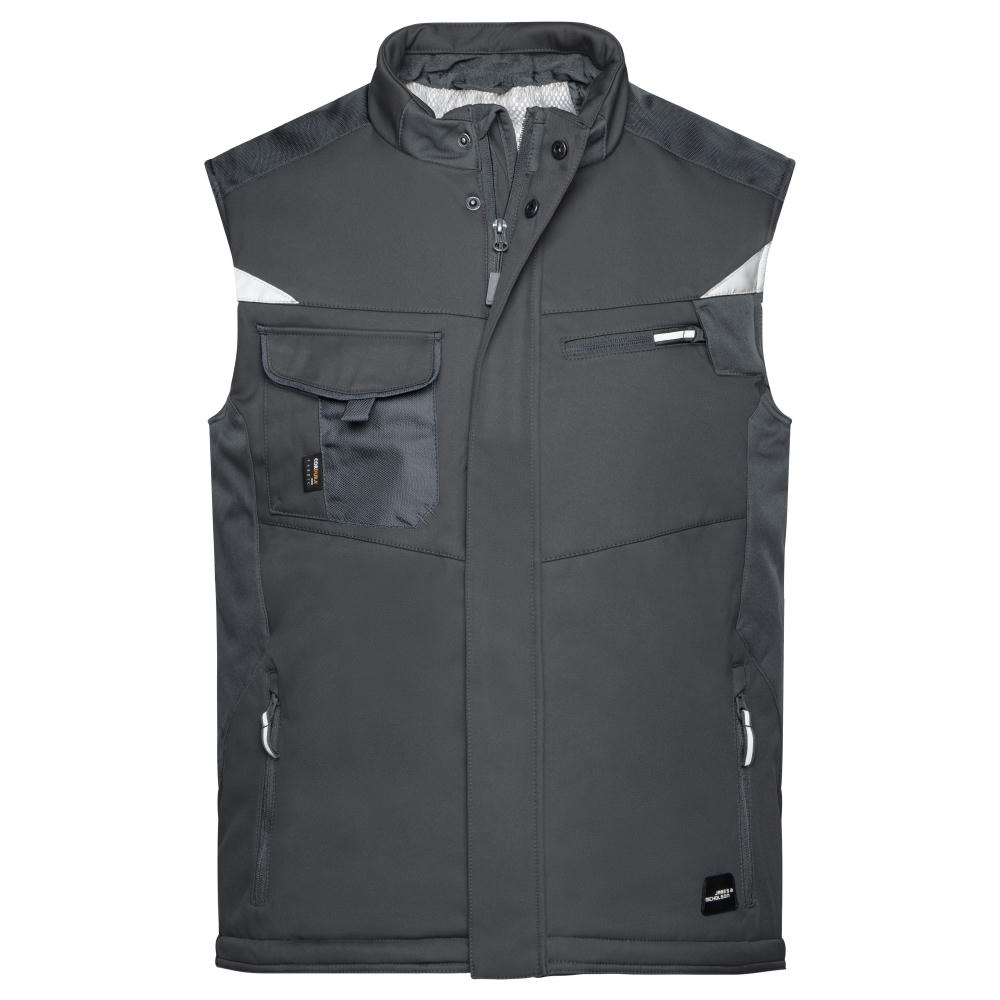 Craftsmen Softshell Vest - STRONG - - Professionelle Softshellweste mit warmem Innenfutter
