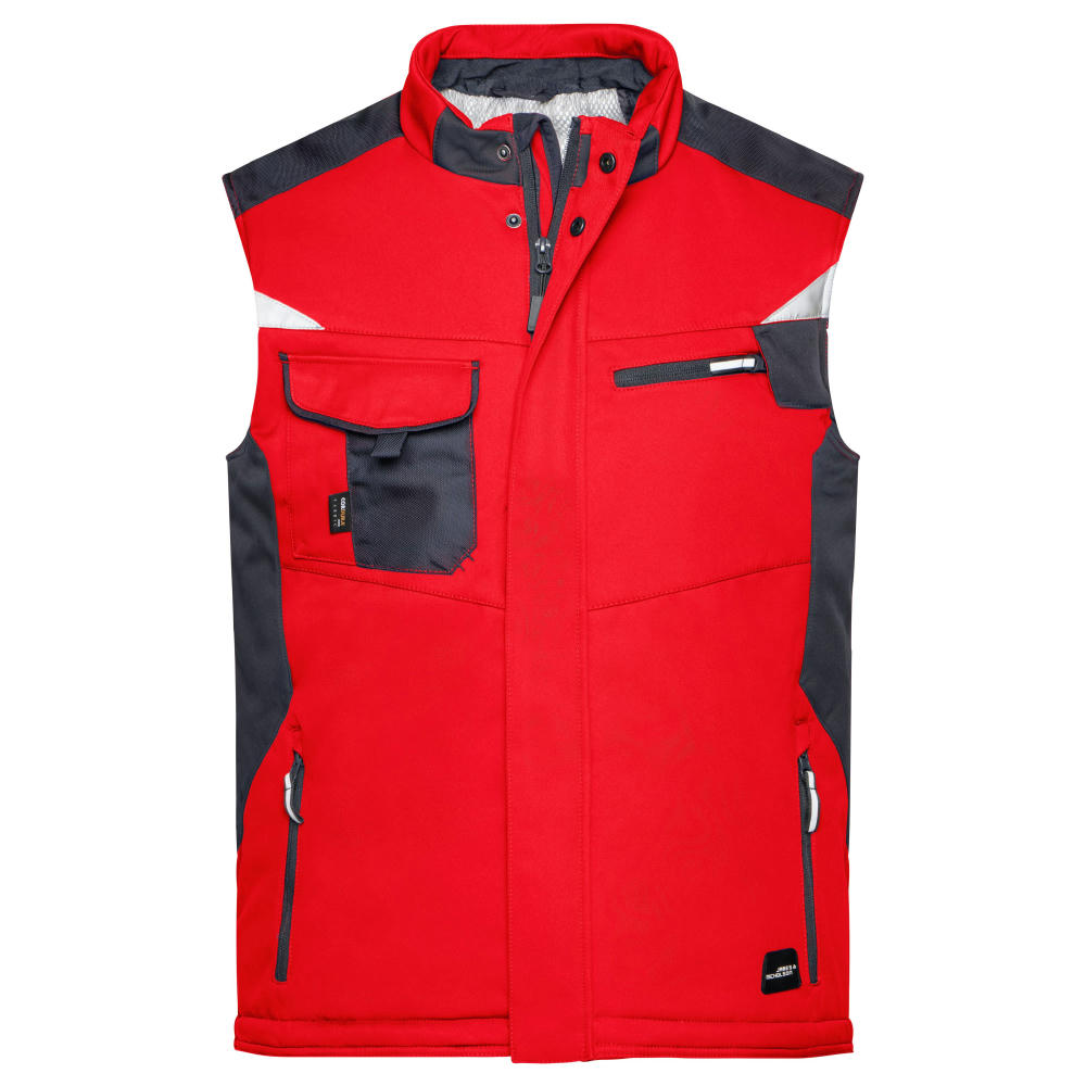 Craftsmen Softshell Vest - STRONG - - Professionelle Softshellweste mit warmem Innenfutter