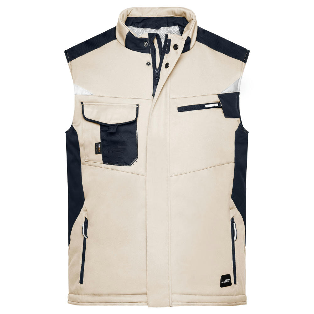Craftsmen Softshell Vest - STRONG - - Professionelle Softshellweste mit warmem Innenfutter