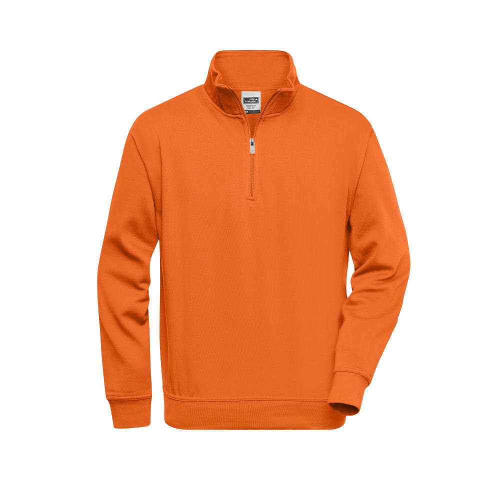 Workwear Half Zip Sweat - Sweatshirt mit Stehkragen und Reißverschluss