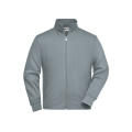 Workwear Sweat Jacket - Sweatjacke mit Stehkragen und Reißverschluss