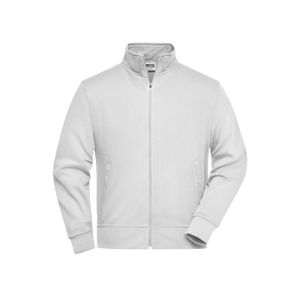 Workwear Sweat Jacket - Sweatjacke mit Stehkragen und Reißverschluss