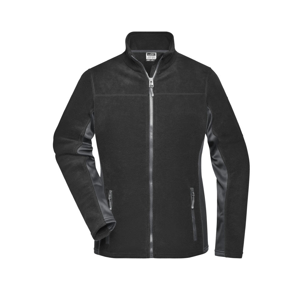 Ladies' Workwear Fleece Jacket - STRONG - - Strapazierfähige Fleecejacke im Materialmix