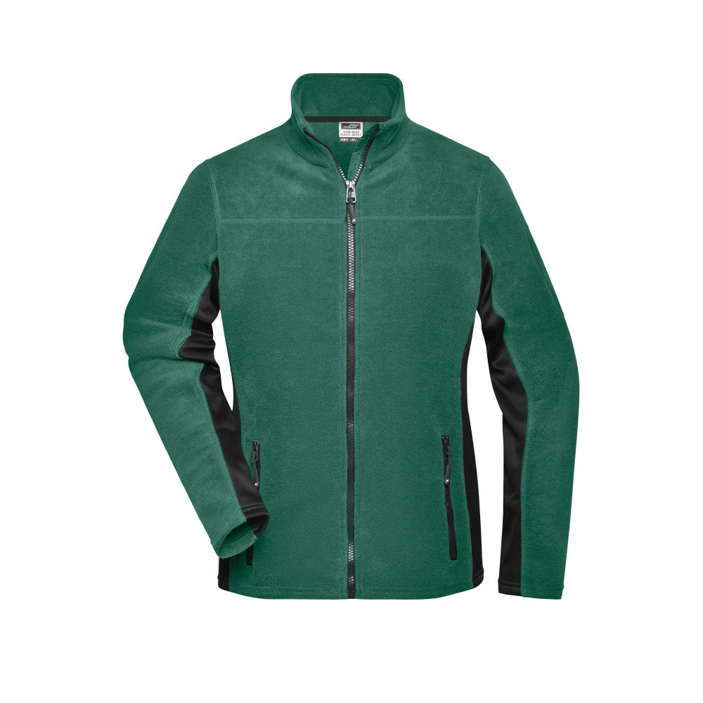 Ladies' Workwear Fleece Jacket - STRONG - - Strapazierfähige Fleecejacke im Materialmix