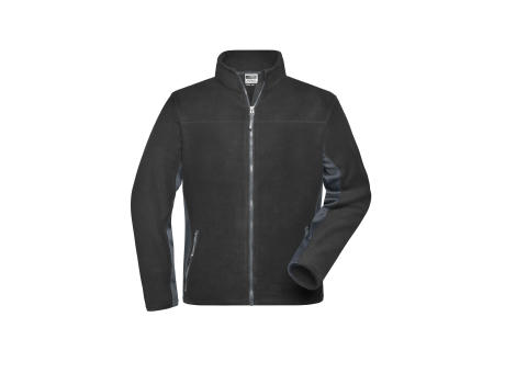 Men's Workwear Fleece Jacket - STRONG --Strapazierfähige Fleecejacke im Materialmix