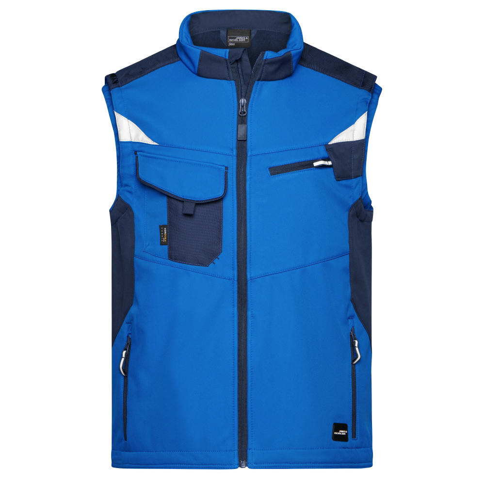 Workwear Softshell Vest - STRONG - - Professionelle Softshellweste mit hochwertiger Ausstattung
