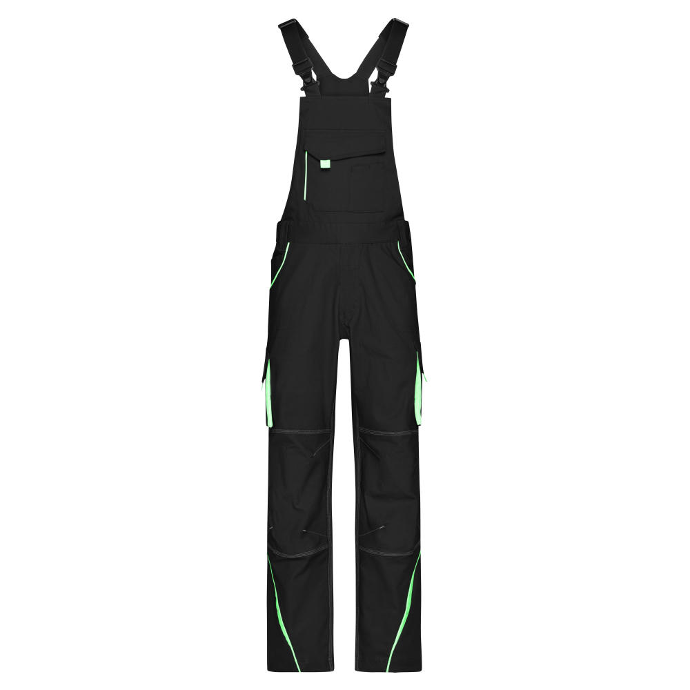 Workwear Pants with Bib - COLOR - - Funktionelle Latzhose im sportlichen Look mit hochwertigen Details