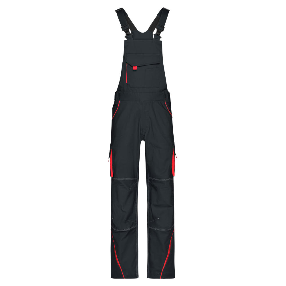 Workwear Pants with Bib - COLOR - - Funktionelle Latzhose im sportlichen Look mit hochwertigen Details
