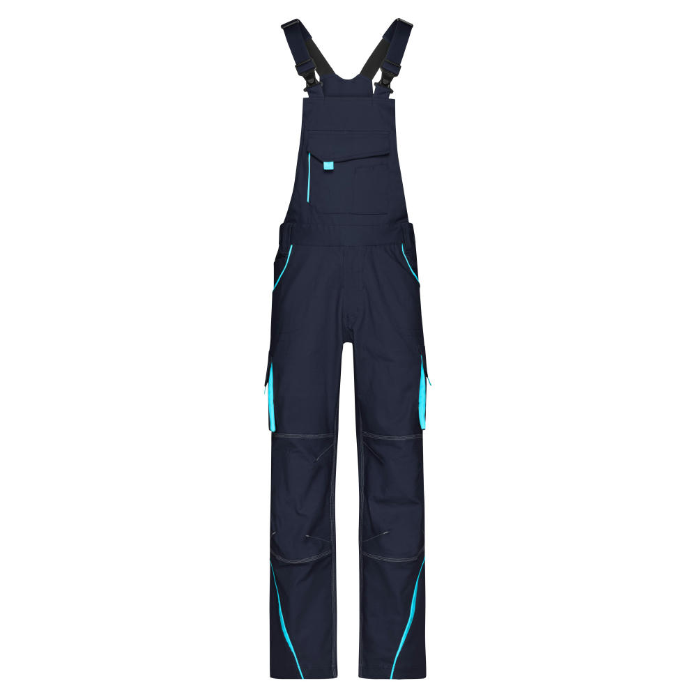 Workwear Pants with Bib - COLOR - - Funktionelle Latzhose im sportlichen Look mit hochwertigen Details