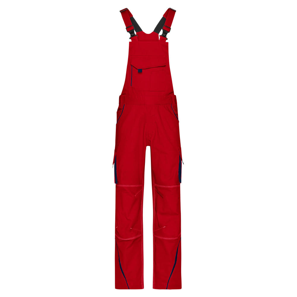 Workwear Pants with Bib - COLOR - - Funktionelle Latzhose im sportlichen Look mit hochwertigen Details