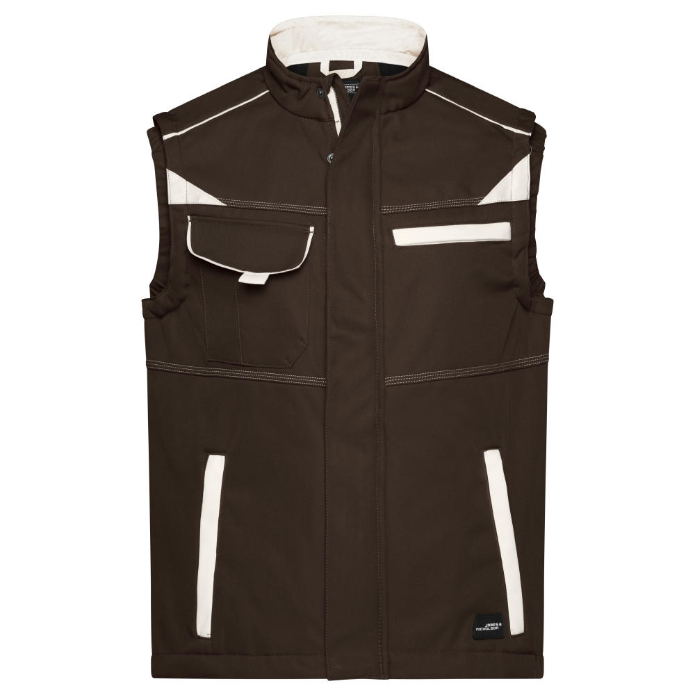 Workwear Softshell Vest - COLOR - - Funktionelle Softshellweste mit hochwertiger Ausstattung