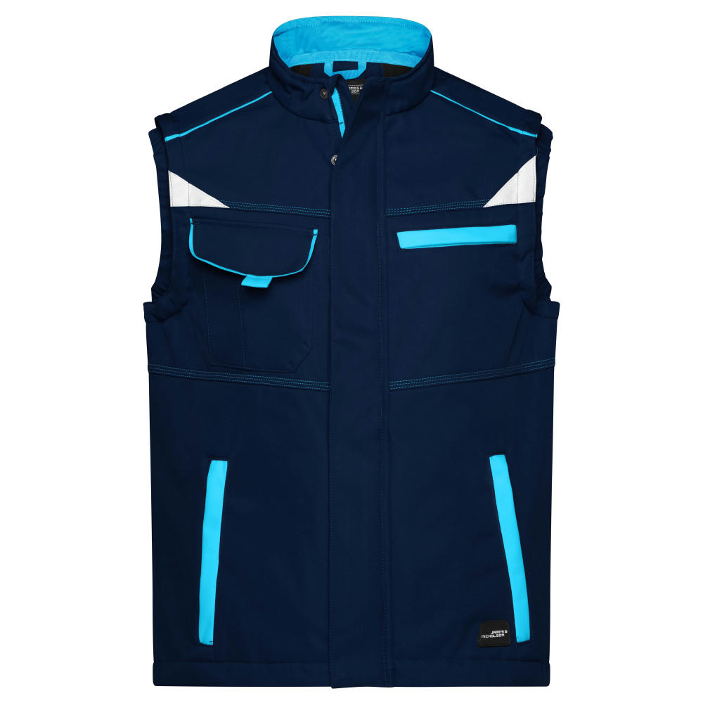 Workwear Softshell Vest - COLOR --Funktionelle Softshellweste mit hochwertiger Ausstattung