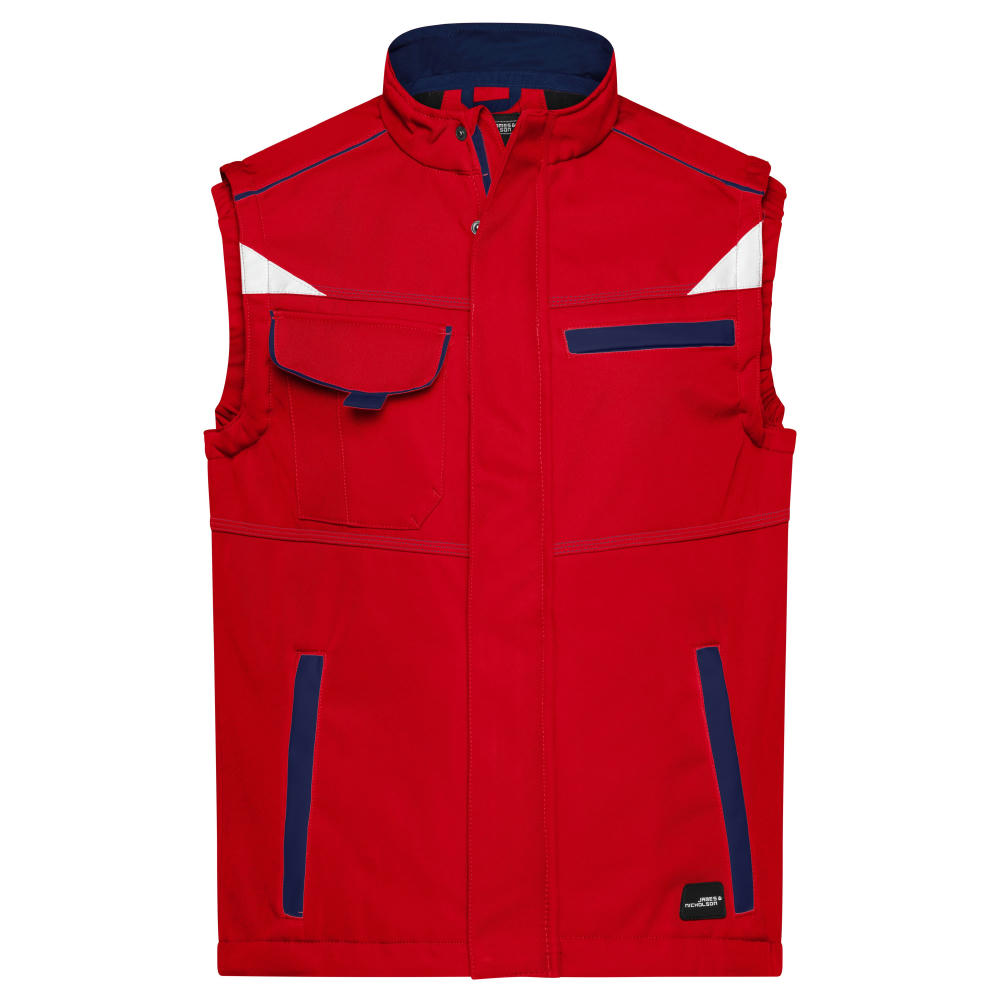 Workwear Softshell Vest - COLOR - - Funktionelle Softshellweste mit hochwertiger Ausstattung