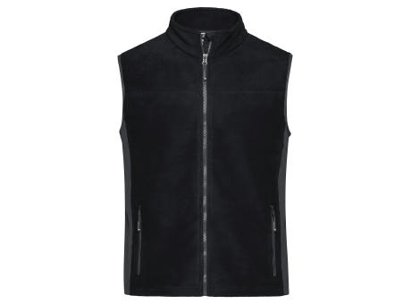 Men's Workwear Fleece Vest - STRONG --Strapazierfähige Fleeceweste im Materialmix