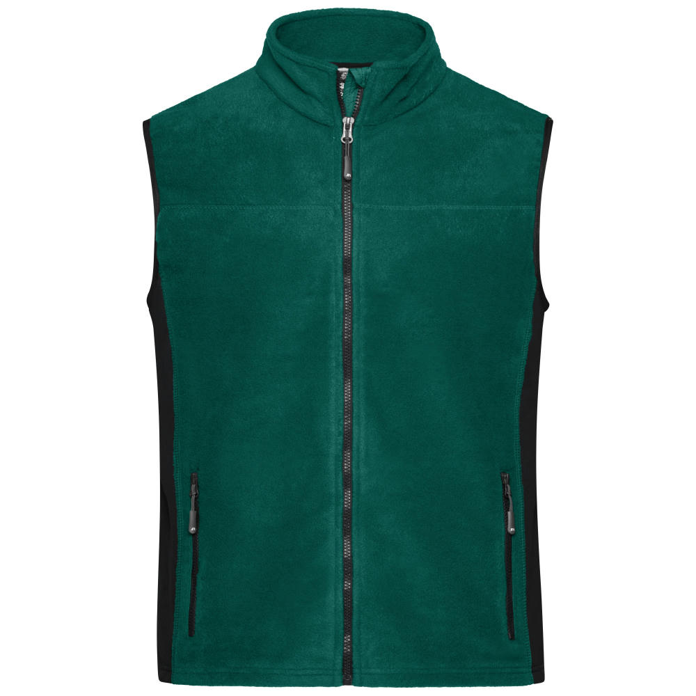 Men's Workwear Fleece Vest - STRONG --Strapazierfähige Fleeceweste im Materialmix