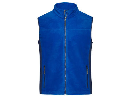 Men's Workwear Fleece Vest - STRONG --Strapazierfähige Fleeceweste im Materialmix