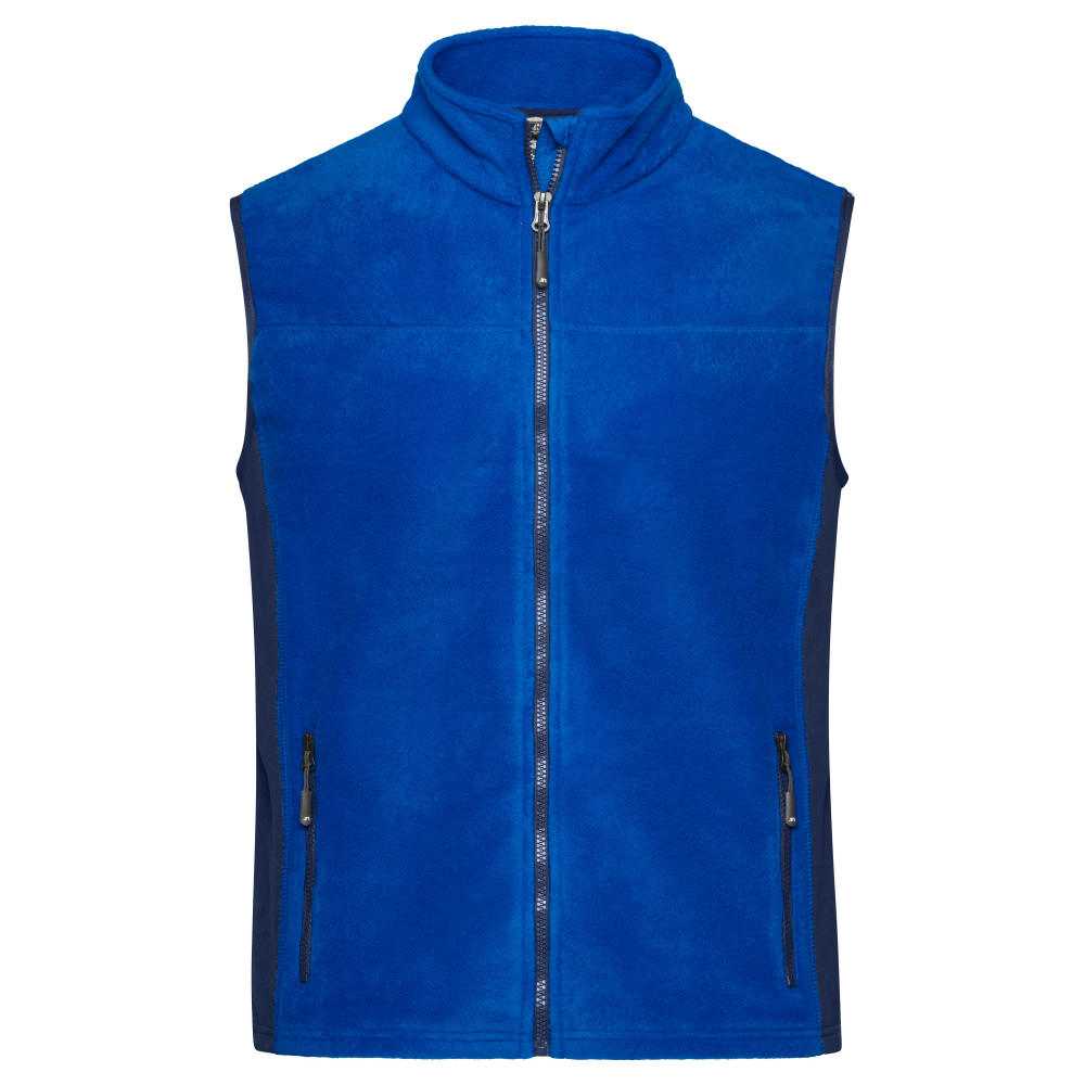 Men's Workwear Fleece Vest - STRONG --Strapazierfähige Fleeceweste im Materialmix