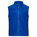 Men's Workwear Fleece Vest - STRONG - - Strapazierfähige Fleeceweste im Materialmix