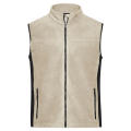 Men's Workwear Fleece Vest - STRONG - - Strapazierfähige Fleeceweste im Materialmix