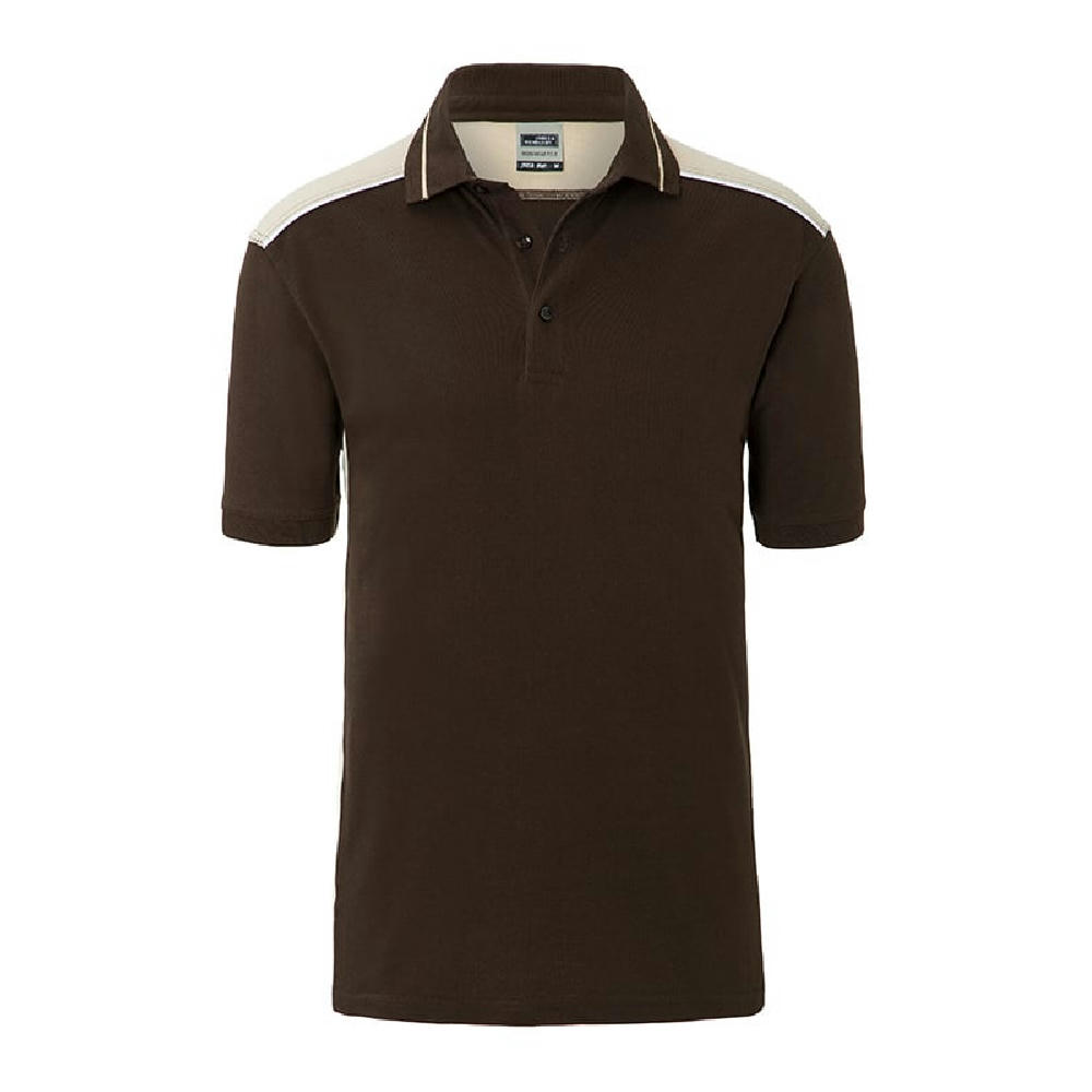 Men's Workwear Polo - COLOR - - Pflegeleichtes und strapazierfähiges Polo mit Kontrasteinsätzen