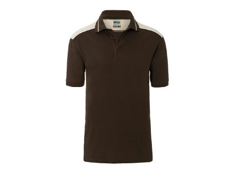 Men's Workwear Polo - COLOR - - Pflegeleichtes und strapazierfähiges Polo mit Kontrasteinsätzen