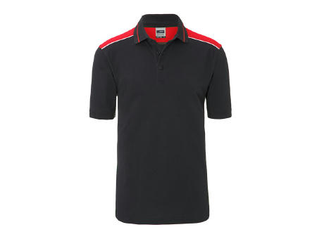 Men's Workwear Polo - COLOR --Pflegeleichtes und strapazierfähiges Polo mit Kontrasteinsätzen