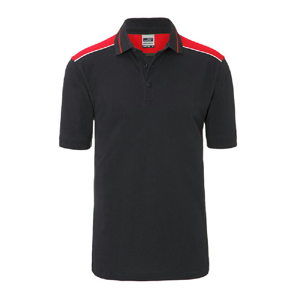 Men's Workwear Polo - COLOR --Pflegeleichtes und strapazierfähiges Polo mit Kontrasteinsätzen