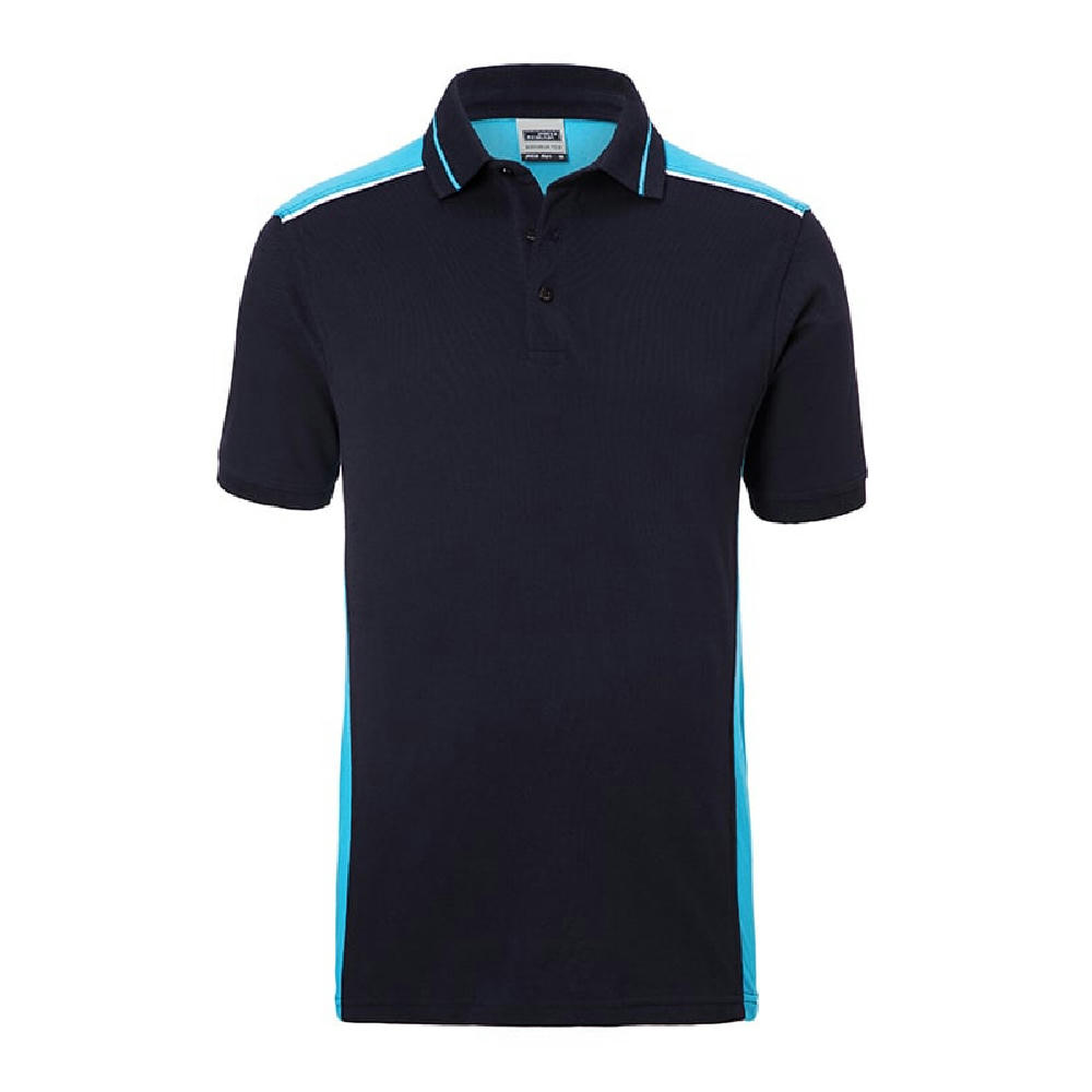 Men's Workwear Polo - COLOR --Pflegeleichtes und strapazierfähiges Polo mit Kontrasteinsätzen