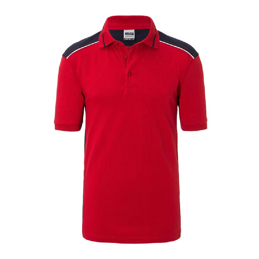 Men's Workwear Polo - COLOR --Pflegeleichtes und strapazierfähiges Polo mit Kontrasteinsätzen