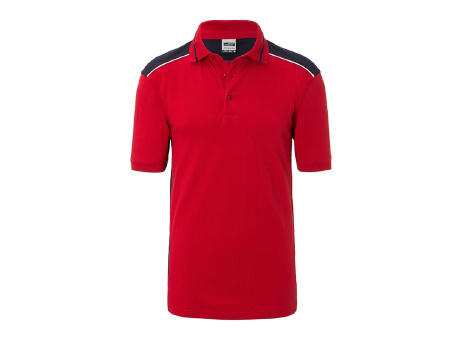 Men's Workwear Polo - COLOR --Pflegeleichtes und strapazierfähiges Polo mit Kontrasteinsätzen